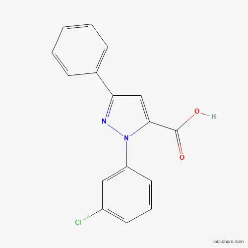 1-(3-CHLOROPHENYL)-3-PHENYL-1H-PYRAZOLE-5-CARBOXYLIC ACID