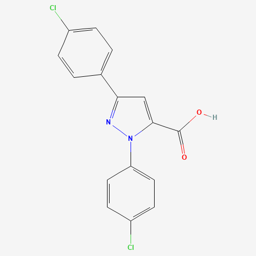 1,3-BIS(4-CHLOROPHENYL)-1H-PYRAZOLE-5-CARBOXYLIC ACID