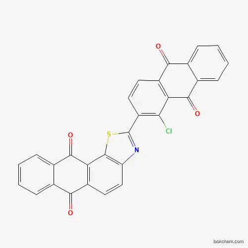 Molecular Structure of 6337-21-9 (2-(1-Chloro-9,10-dioxo-9,10-dihydroanthracen-2-yl)anthra[2,1-d][1,3]thiazole-6,11-dione)