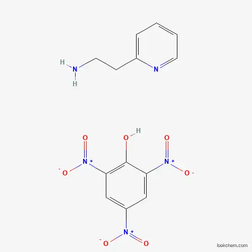 Molecular Structure of 6628-61-1 (2,4,6-Trinitrophenol--2-(pyridin-2-yl)ethan-1-amine (1/1))