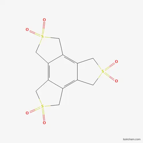 Molecular Structure of 67130-92-1 (4lambda6,9lambda6,14lambda6-Trithiatetracyclo[10.3.0.02,6.07,11]pentadeca-1,6,11-triene 4,4,9,9,14,14-hexaoxide)