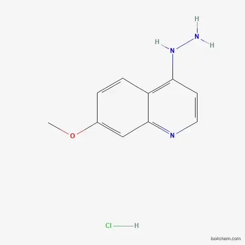 Molecular Structure of 68500-40-3 (4-Hydrazino-7-methoxyquinoline hydrochloride)