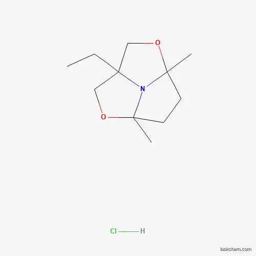 Molecular Structure of 6951-13-9 (4-Ethyl-1,7-dimethyl-2,6-dioxa-10-azatricyclo[5.2.1.04,10]decane;hydrochloride)