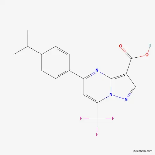 5-(4-ISOPROPYL-PHENYL)-7-TRIFLUOROMETHYL-PYRAZOLO[1,5-A]PYRIMIDINE-3-CARBOXYLIC ACID