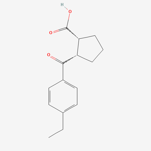 CIS-2-(4-ETHYLBENZOYL)CYCLOPENTANE-1-CARBOXYLIC ACID