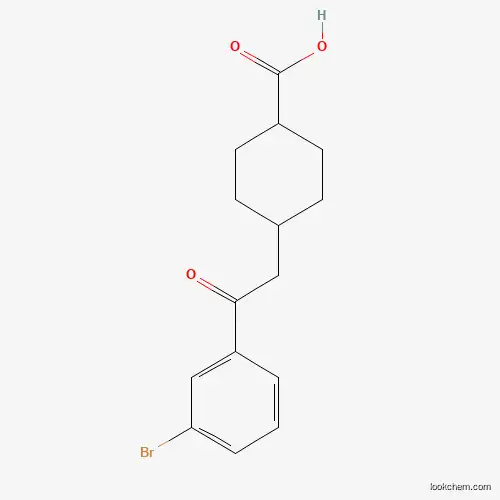 CIS-4-[2-(3-BROMOPHENYL)-2-OXOETHYL]CYCLOHEXANE-1-CARBOXYLIC ACID