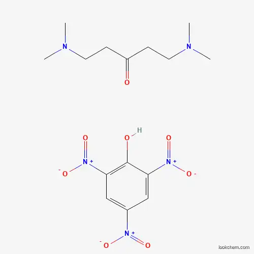 Molecular Structure of 7464-95-1 (1,5-Bis(dimethylamino)pentan-3-one;2,4,6-trinitrophenol)