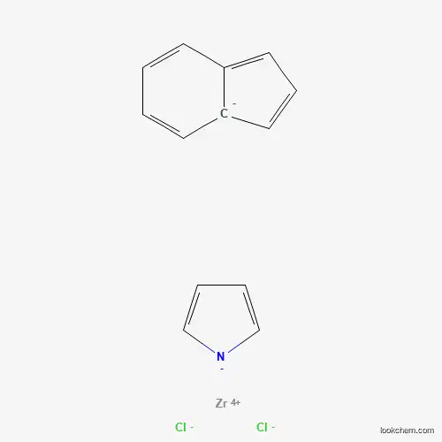 Molecular Structure of 82149-37-9 (Zirconium(4+) chloride 1H-inden-1-ide pyrrol-1-ide (1/2/1/1))