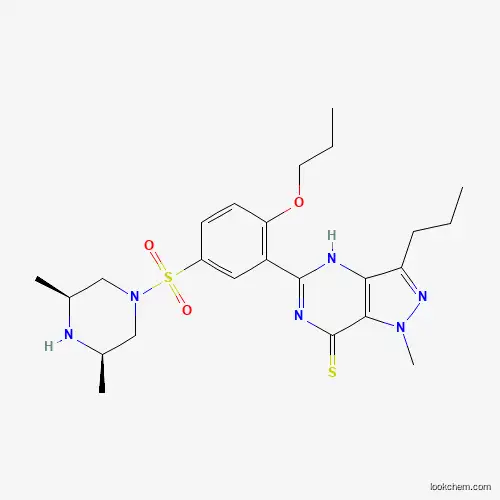 Molecular Structure of 856190-49-3 (Propoxyphenyl sulfoaildenafil)
