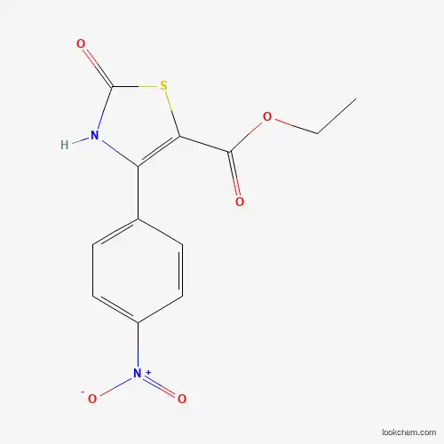 Molecular Structure of 886497-37-6 (Ethyl 4-(4-nitrophenyl)-2-oxo-2,3-dihydrothiazole-5-carboxylate)