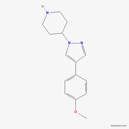 4-[4-(4-메톡시-페닐)-피라졸-1-일]-피페리딘