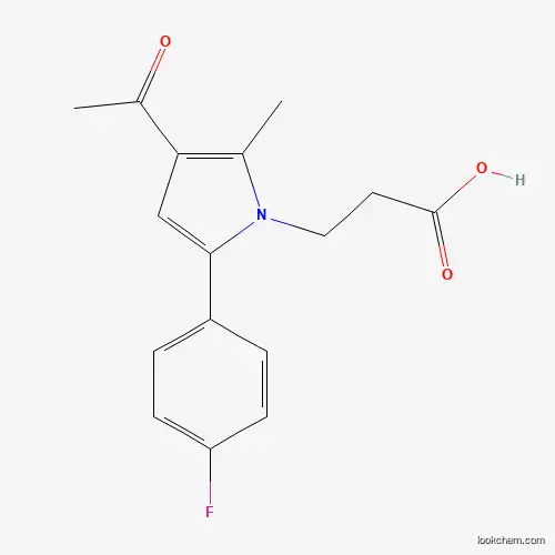 3-[3-acetyl-5-(4-fluorophenyl)-2-methyl-1H-pyrrol-1-yl]propanoic acid