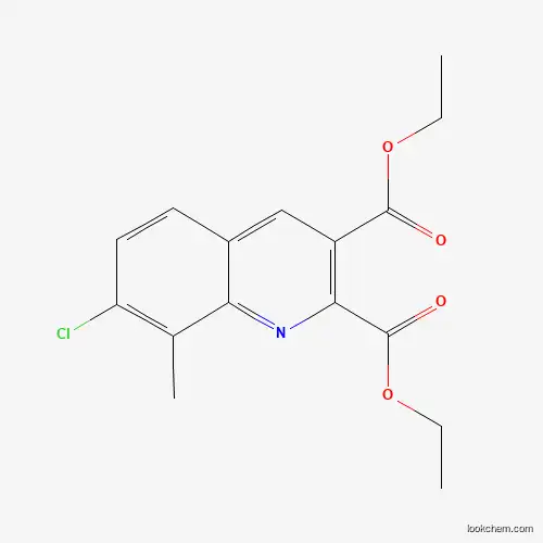 7-Chloro-8-methylquinoline-2,3-dicarboxylic acid diethyl ester