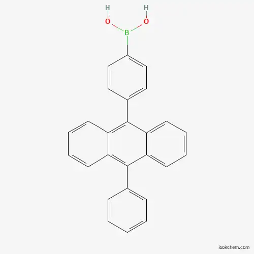 Molecular Structure of 952604-30-7 (4-(10-Phenylanthracen-9-yl)benzeneboronic acid)