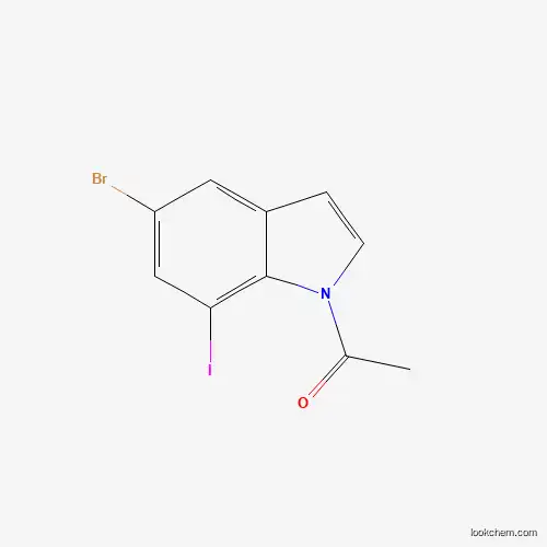 1-(5-Bromo-7-iodo-1H-indol-1-yl)ethanone