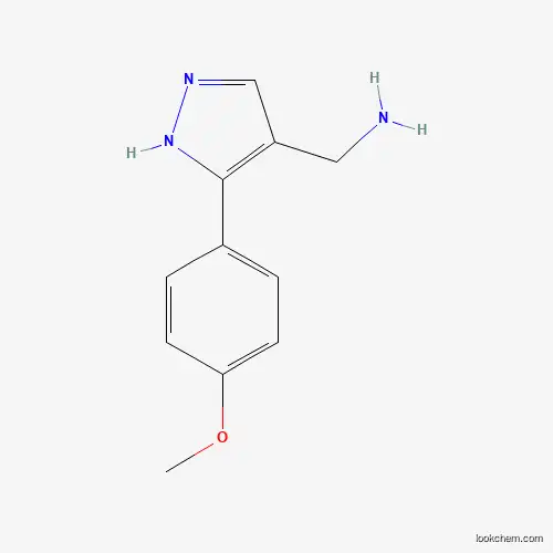 [3-(4-methoxyphenyl)-1H-pyrazol-4-yl]methylamine hydrochloride