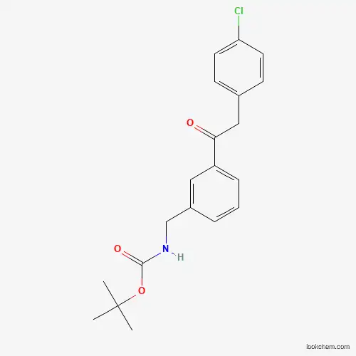{3-[2-(4-Chloro-phenyl)-acetyl]-benzyl}-carbamic acid tert-butyl ester