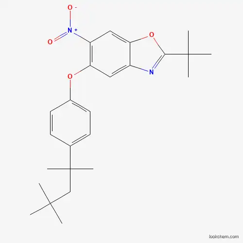 2-TERT-BUTYL-6-NITRO-5-(PARA-(1,1,3,3-TETRAMETHYLBUTYL)PHENOXY)BENZOXAZOLE