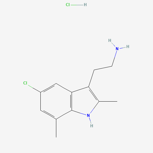 2-(5-CHLORO-2,7-DIMETHYL-1H-INDOL-3-YL)ETHANAMINE HYDROCHLORIDE