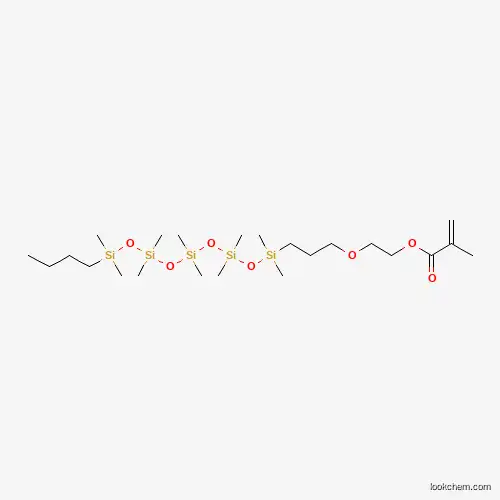 7,7,9,9,11,11,13,13,15,15-Decamethyl-3,8,10,12,14-pentaoxa-7,9,11,13,15-pentasilanonadecan-1-yl 2-methylprop-2-enoate