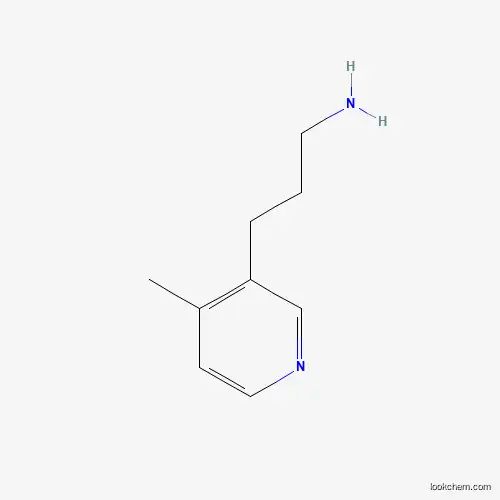 Molecular Structure of 1060805-02-8 (3-(4-Methylpyridin-3-YL)propan-1-amine)