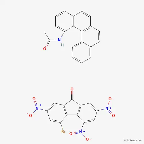 Molecular Structure of 1065-24-3 (n-(Benzo[c]phenanthren-1-yl)acetamide-4-bromo-2,5,7-trinitro-9h-fluoren-9-one(1:1))