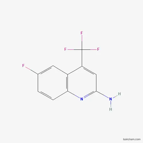 6-Fluoro-4-(trifluoromethyl)quinolin-2-amine ,97%