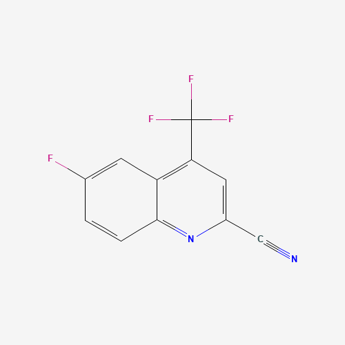 6-Fluoro-4-(trifluoromethyl)quinoline-2-carbonitrile ,97%