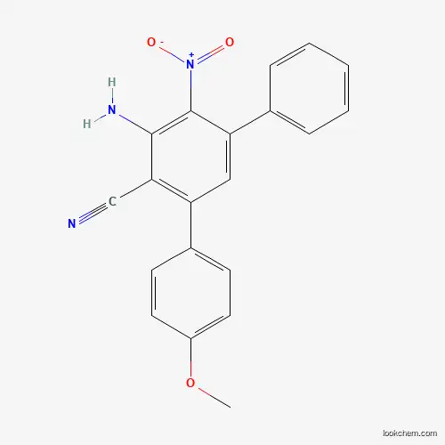 2-amino-4-phenyl-6-(p-methyloxy-phenyl)-3-nitrobenzonitrile