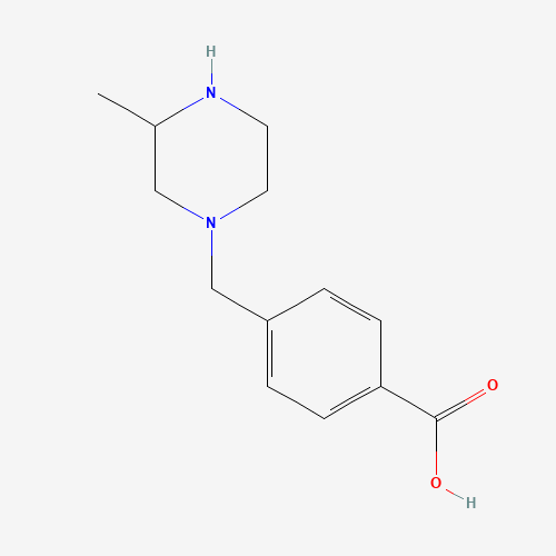 1-(4-carboxyphenyl methyl)-3-methyl piperazine