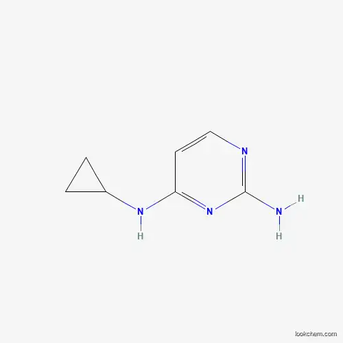 Molecular Structure of 1150618-11-3 (N4-cyclopropylpyrimidine-2,4-diamine)