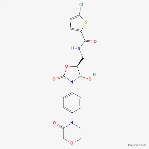 5-Chloro-N-[[(5S)-4-hydroxy-2-oxo-3-[4-(3-oxomorpholin-4-yl)phenyl]-1,3-oxazolidin-5-yl]methyl]thiophene-2-carboxamide