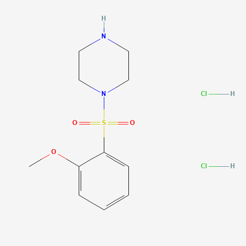 1-(2-Methoxy-benzenesulfonyl)-piperazine dihydrochloride
