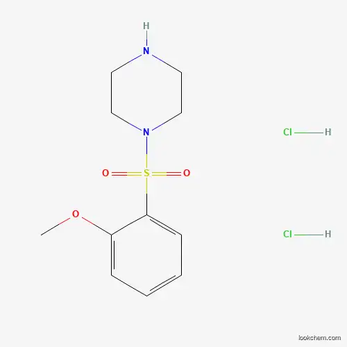 Molecular Structure of 1162262-37-4 (1-(2-Methoxy-benzenesulfonyl)-piperazine dihydrochloride)