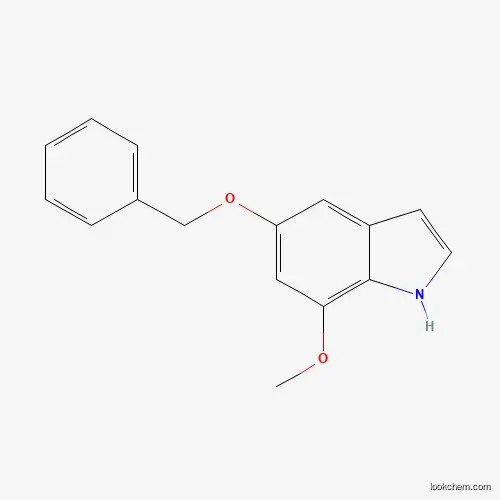 Molecular Structure of 1167056-28-1 (5-Benzyloxy-7-methoxyindole)