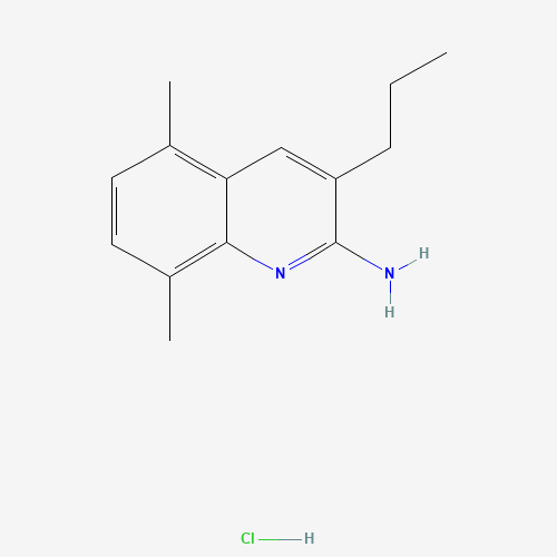 2-Amino-5,8-dimethyl-3-propylquinoline hydrochloride