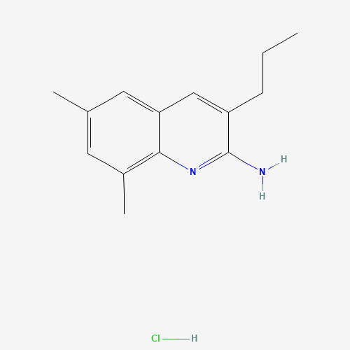 2-Amino-6,8-dimethyl-3-propylquinoline hydrochloride