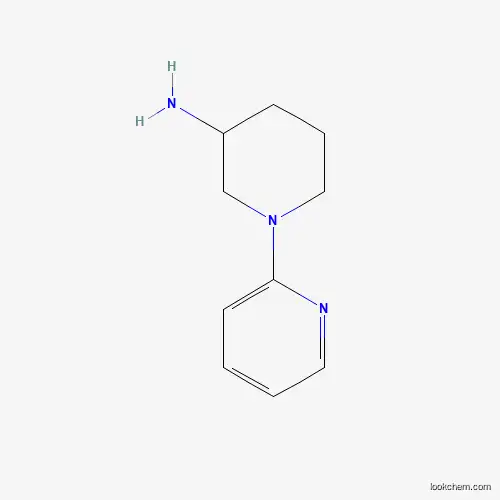 Molecular Structure of 1185538-19-5 (1-(Pyridin-2-yl)piperidin-3-amine)