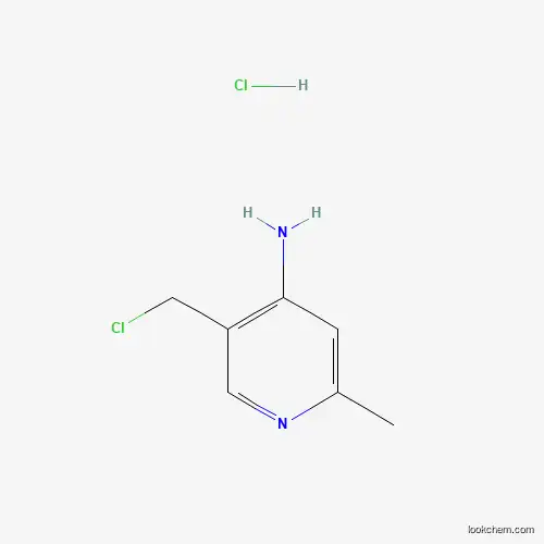 Molecular Structure of 1186195-03-8 (5-(Chloromethyl)-2-methylpyridin-4-amine hydrochloride)