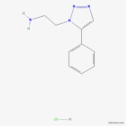 Molecular Structure of 1187928-66-0 (2-(5-Phenyl-[1,2,3]triazol-1-YL)-ethylamine hydrochloride)