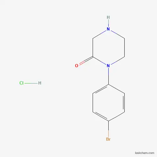 1-(4-BROMOPHENYL)PIPERAZIN-2-ONE HYDROCHLORIDE