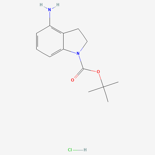 4-Amino-2,3-dihydro-indole-1-carboxylic acid tert-butyl ester hydrochloride