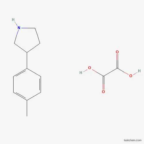 Molecular Structure of 1188264-10-9 (3-(4-Methylphenyl)pyrrolidine oxalate)