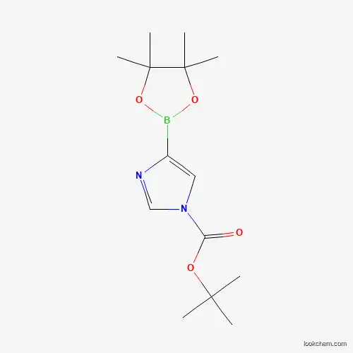 tert-Butyl 4-(4,4,5,5-tetramethyl-1,3,2-dioxaborolan-2-yl)-1H-imidazole-1-carboxylate