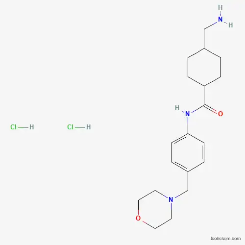 (trans)-4-Aminomethyl-cyclohexanecarboxylic acid (4-morpholin-4-ylmethyl-phenyl)-amide dihydrochloride