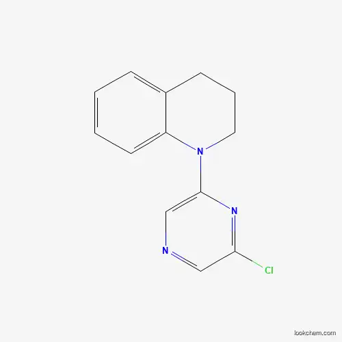 Molecular Structure of 1219981-05-1 (1-(6-Chloro-2-pyrazinyl)-1,2,3,4-tetrahydroquinoline)