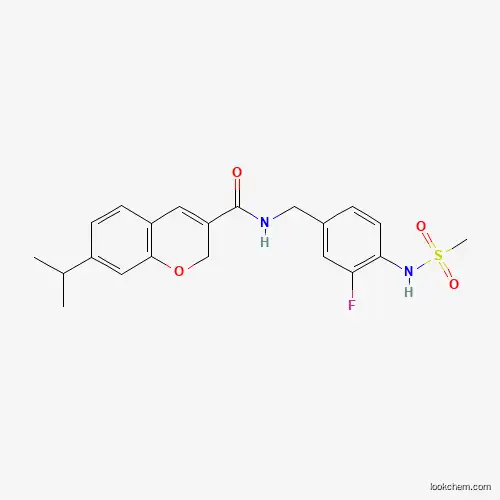 Molecular Structure of 1225570-46-6 (Isopropylchromenamido fluorobenzyl methanesulfonamide)
