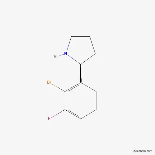 (2S)-2-(2-BROMO-3-FLUOROPHENYL)PYRROLIDINE