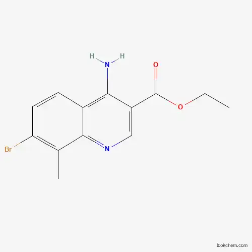 4-아미노-7-브로모-8-메틸퀴놀린-3-카르복실산 에틸 에스테르