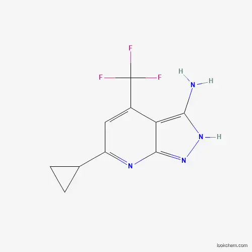 6-Cyclopropyl-4-(trifluoromethyl)-1H-pyrazolo[3,4-b]pyridin-3-amine